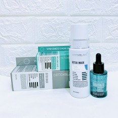 Combo làm sạch mụn, dưỡng da Detoxblanc