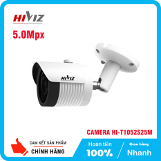 [Chính Hãng] Camera giám sát Hiviz 5.0MP HI-T1052S25M Cao cấp, Camera Thân CVI/TVI/AHD/CVBS 5MP 1/2.8″ Chip SONY Starvis Back-illuminated