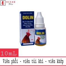 Thuốc trị viêm phổi, viêm túi khí, viêm khớp cho gà đá – Oliver Dolin 10ml