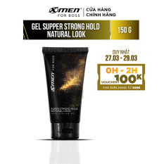 Keo vuốt tóc X-Men For Boss Gel SUPER STRONG HOLD NATURAL LOOK 150G