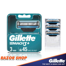 Vỉ 03 lưỡi dao cạo râu Gillette Mach 3 (Mẫu mới)