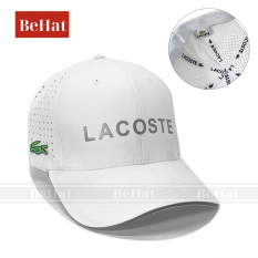 Nón Lacoste Hàng Xuất, Chất Vải Poly Cotton Hút Mồ Hôi, Tem Đầy Đủ