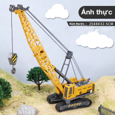 Đồ chơi mô hình xe cần cẩu nâng hàng hợp kim sắt và nhựa nguyên sinh an toàn hàng chi tiết sắc sảo, các khớp chuyển động kích thích giác quan của trẻ – KAVY