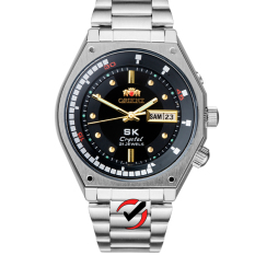 Đồng Hồ Cơ Nam Orient SK Mặt Lửa Bản Đen Cao Cấp Automatic FEMAL006H9