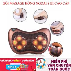 Gối Masage Toàn Thân, Gối Masage Cổ, Mua Ngay Gối Massage Hồng Ngoại 8 Bi Cao Cấp, Giảm Tình Trạng Căng Cơ, Tăng Cường Lưu Thông Máu – Bh Uy Tín 1 Đổi 1