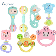 Bộ đồ chơi lục lạc 7 món cầm tay các nhân vật ngộ nghĩnh, vui nhộn dành cho bé, giúp bé tập cầm nắm, phát triển các kĩ năng cơ bản
