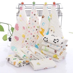 Khăn xô 6 lớp rửa mặt loại dày họa tiết dễ thương cho bé