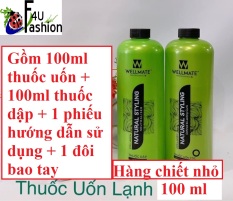 Uốn lạnh wellmate 100ml – 200ml – 300ml – Hàng chiết từ chai lớn – Uốn tóc mái – Uốn mái nam nữ – Phụ liệu tóc – 21052020934