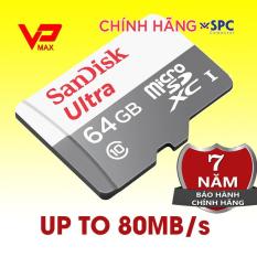 Thẻ nhớ Sandisk 64Gb 32GB 16GB bảo hành 7 năm Vĩnh Xuân