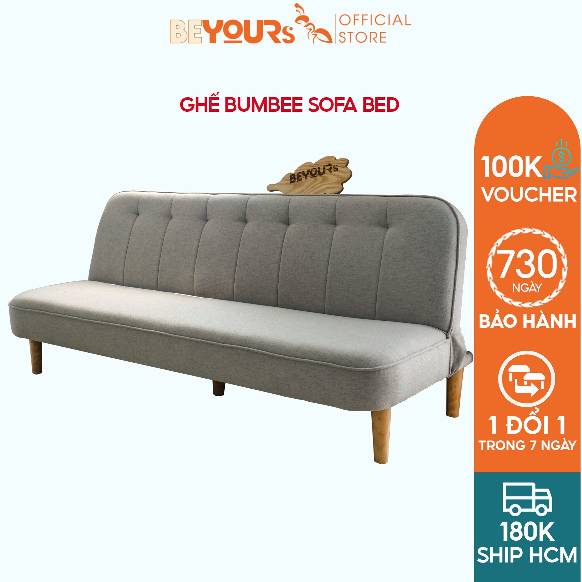 Ghế Sofa Giường Vải Thông Minh BEYOURs Bumbee Sofa Bed Vải Đa Năng Nội Thất Phòng Khách