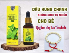 DẦU HÚNG CHANH MINION – TRỊ HO, TĂNG SỨC ĐỀ KHÁNG HIỆU QUẢ( TẶNG KÈM VÒNG DÂU TẰM CHO BÉ)