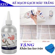 Lọ To Keo kẻ chỉ mạch gạch đá hoa Tặng kèm khăn lau keo tràn – Che mạch gạch nền nhà – trám Trắng Khe Mạch Gạch, Sơn Kẻ Chỉ Gạch