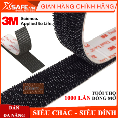 4 Miếng dán cường lực 3M Dual Lock SJ3551 siêu chắc, siêu dính tháo mở dễ dàng (4 miếng 2,54×5,08cm)