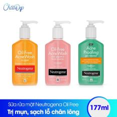 Sữa rửa mặt Neutrogena Oil Free Acne Wash 177ml