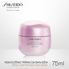 Kem dưỡng trắng da ban đêm Shiseido White Lucent Overnight Cream & Mask 75mL