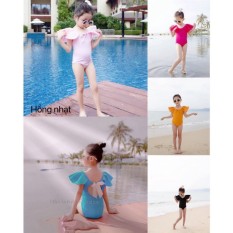 [9-21kg]Bikini Cho Bé Gái – Bộ Đồ Bơi Bé Gái Đi Biển Tay Cánh Tiên Nơ Lưng Cho Bé Gái