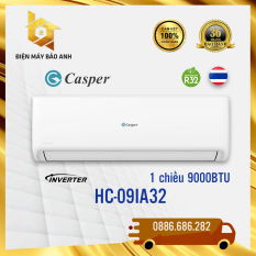[Giao Lắp đặt HN] Điều hòa Casper 9000 BTU 1 chiều inverter HC09IA32- Mới 2023 nguyên đai, nguyên kiện, chính hãng