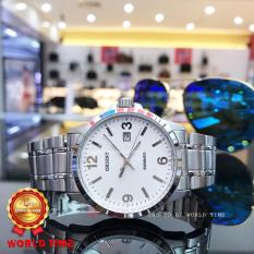 Đồng hồ Nam Orient SUNE5005W0 , Chính hãng full box , Quartz , Dây thép