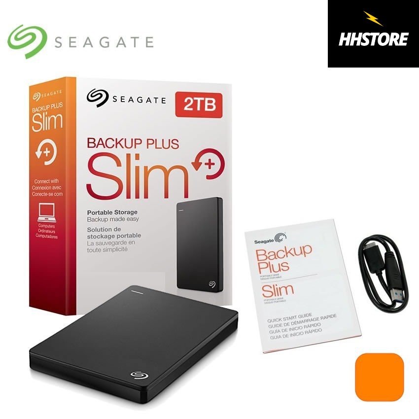 Ổ cứng di động Seagate Backup Plus Slim 1TB-2TB-500GB-320GB 2.5inch USB 3.0 + Tặng 1 chuột không dây + túi...