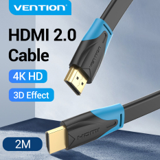 Vention dây cáp dẹt HDMI 2.0 4K 60Hz HDMI 2.0 Ethernet Adapter flat line cáp HDMI kết nối tivi 1M 2M 3M 5M 10M For Laptop HDTV LCD Projector HDMI 2.0 4K Cable
