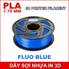 Dây sợi nhựa PLA in 3D 1.75mm 1Kg Fluo Blue