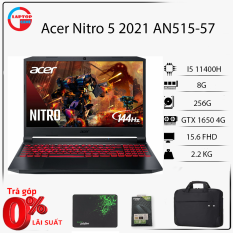 [Mới 100%] Laptop Gaming Acer Nitro 5 2021 AN515-57 (Core i5 – 11400H, 8GB, 256GB, GTX1650, 15.6” FHD IPS 144Hz)