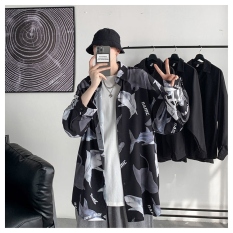 [three-piece] summer thin section is prevented bask in long-sleeved shirt male han edition loose big yards shirt jacket joker suit 【Wjj】DSGRTYTRYTR