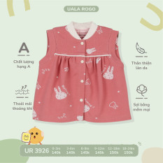 Áo GILE cho bé Uala rogo 0-2 tuổi cotton thoáng mát quần áo trẻ em 3926