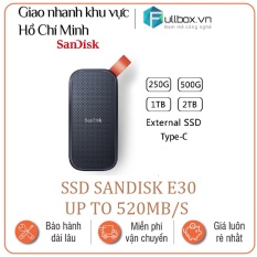 ssd sandisk e30 ổ cứng di động