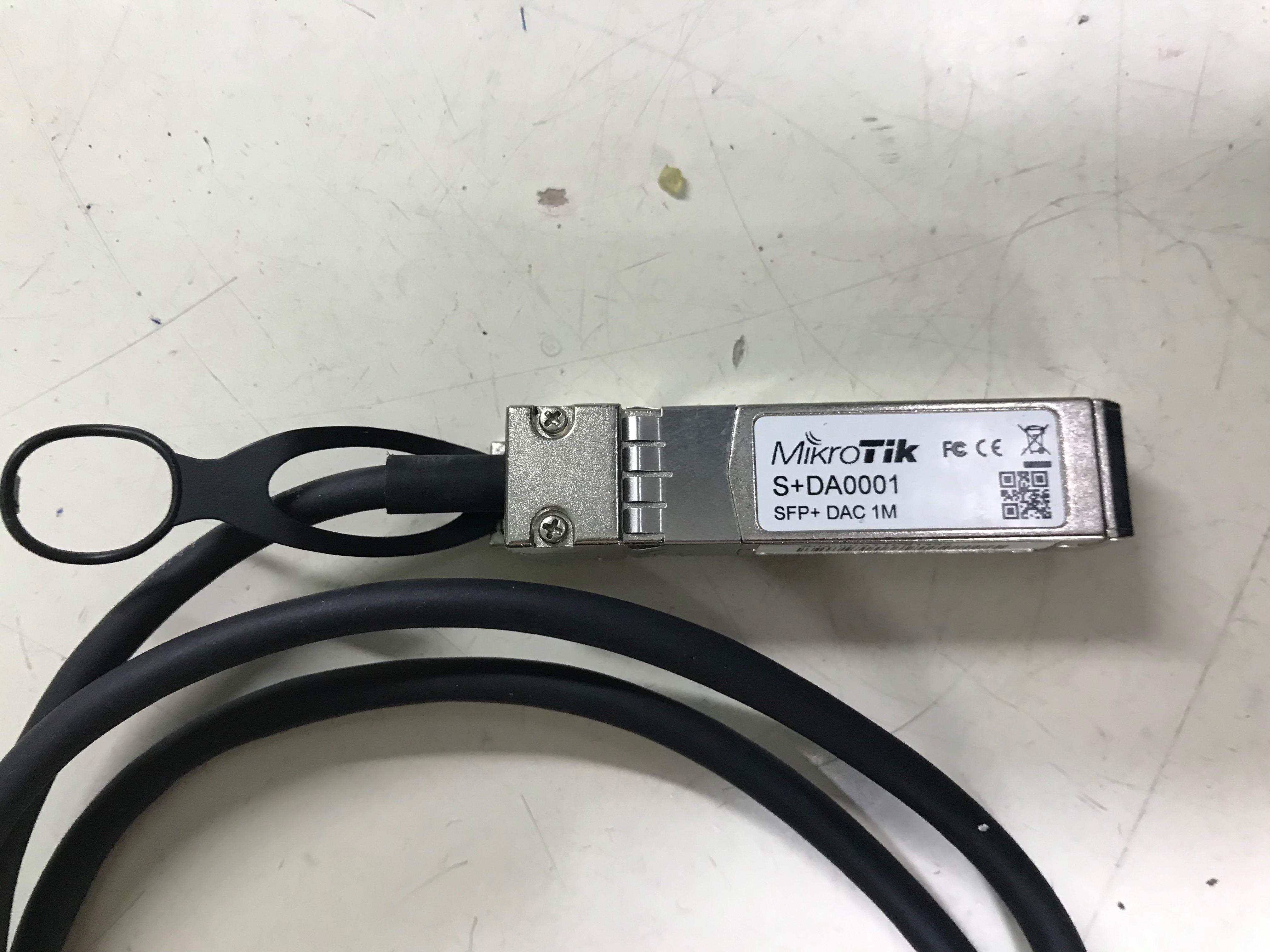 Mikrotik SFP+ (1G/10G) direct attach cable, 1m