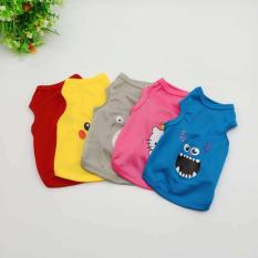 Quần Áo Chó Mèo Áo Thun Sát Nách Hoạt Hình 2-15Kg