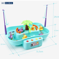 Bộ đồ chơi câu vịt cao cấp có nhạc cho bé 889-141 đồ chơi thông minh, do choi tri tue