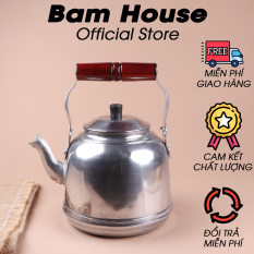 Ấm nhôm đun trà và nước Bam House dung tích 2L5 cao cấp AD01 – Bam House