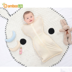 Nhộng chũn cho bé sợi tre Bamboo Life túi ngủ cho bé quấn chũn cho bé sơ sinh kháng khuẩn kén ngủ giúp bé ngủ ngon sâu giấc chống giật mình BL069
