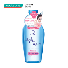 Nước Tẩy Trang Senka Micellar Dưỡng Trắng All Clear Water Micellar Formual White 230ml
