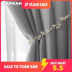 Napearl Rèm cửa vải tuyn màu trơn kích thước 100X260CM thích hợp trang trí phòng khách – INTL