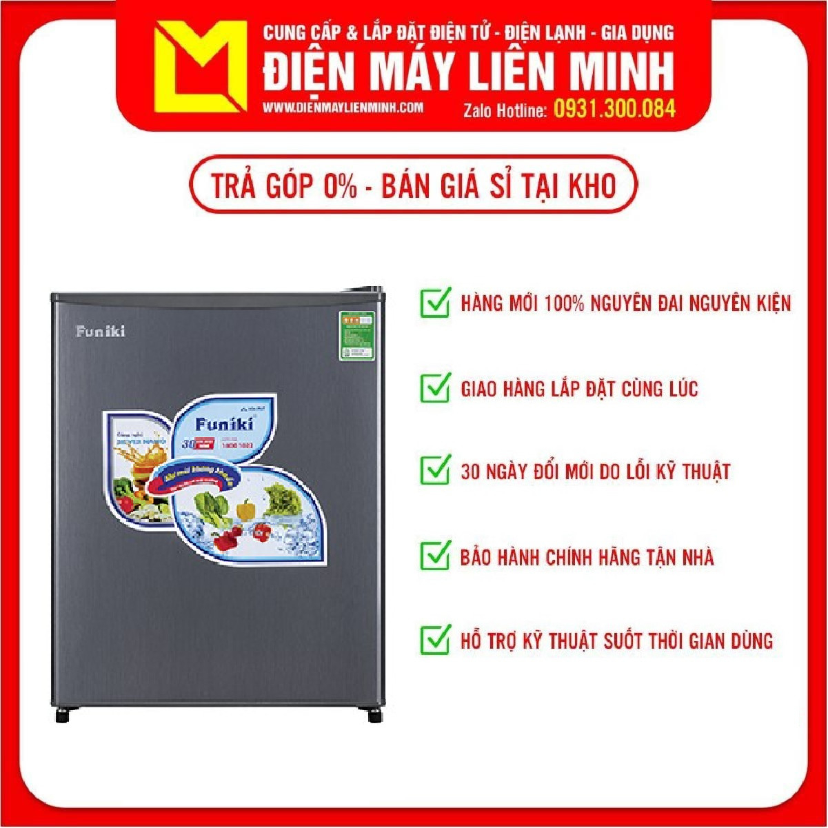 [HCM]Tủ lạnh Funiki FR 71CD 74 lít – giao hàng miễn phí HCM