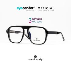 Gọng kính cận nam nữ unisex #SOL chính hãng Zac & Cody A36 có thể mang giả cận hoặc có thể tháo ra ráp tròng kính loại tốt hơn hoặc mắt cận vào tuỳ thích