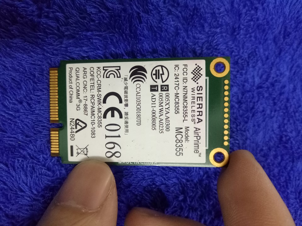 [Nhập NEWSELLERW503 giảm 10% tối đa 100K] Card WWAN 3G Gobi 3000 Lenovo MC8355 dùng cho X220 X230 T420T430 T520...