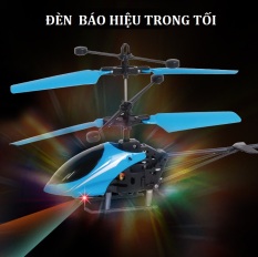 Đồ chơi máy bay trực thăng cảm biến bằng tay chất liệu nhựa ABS siêu bền bỉ an toàn cho bé