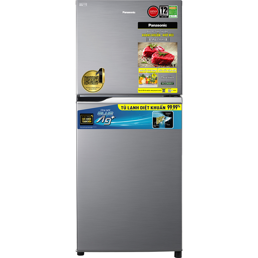 [Giao Hà Nội] Tủ lạnh Panasonic Inverter 234 lít NR-TV261APSV - Công nghệ làm lạnh vòng cung Panorama Công nghệ...
