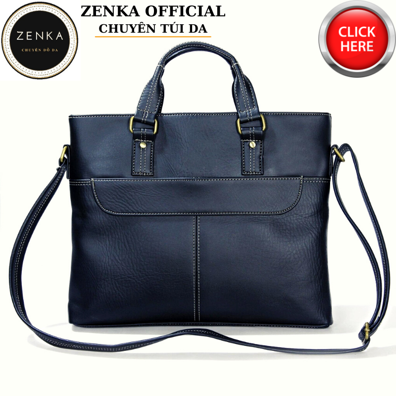 Túi xách nữ công sở, cặp da nữ đựng laptop 14 inch Zenka sang trọng thanh lịch