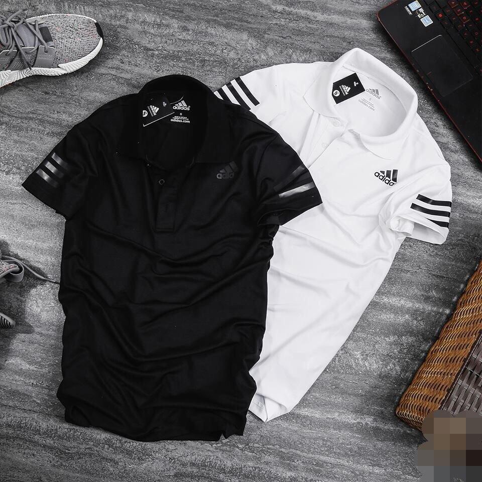 Áo thun thể thao Adidas Poly mịn có cổ phong cách sang trọng(có big size)- AB200-baobanbuon
