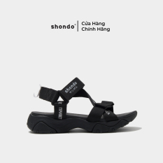 Giày Sandals Nữ Shondo Girly Đen Full GIM1010