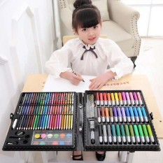 Bộ màu vẽ 150 chi tiết cho bé thỏa sức sáng tạo, Hộp màu 150 chi tiết – Hộp Bút Chì Màu Đa Năng