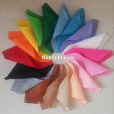 Combo vải nỉ mềm kích thước 15*20cm: 12, 18 màu