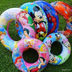Phao Bơi Cho Bé Size 70Cm Hình Tròn Họa Tiết Hoạt Hình