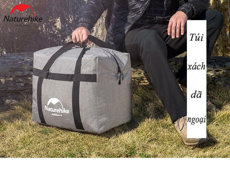 Túi đựng quần áo chăn màn du lịch dã ngoại gấp gọn Naturehike NH60A060-E loại 45L