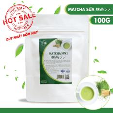 Bột trà xanh sữa, matcha sữa thơm ngon , Light Tea , đặc biệt sử dụng matcha chính hãng Nhật Bản , không pha trộn hương liệu , gói 100g