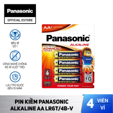 Vỉ Pin Kiềm AA Alkaline Panasonic LR6T/4B-V (4 Viên) – Hàng Chính Hãng